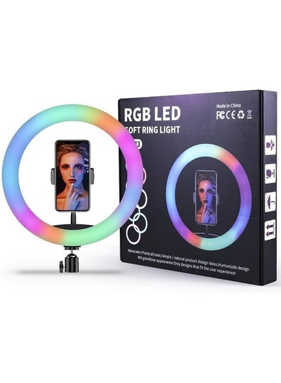 Buy MJ33 32cm Soft Ring Light with RGB LED Lights and 16 Lighting Modes in Egypt