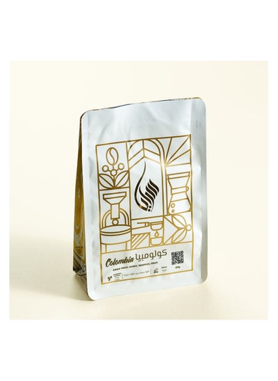 اشتري Colombia Huila Anaerobic Natural, Whole Beans. Dried Fruits, Winey & Tropical Fruits, Medium Roast 250g في الامارات