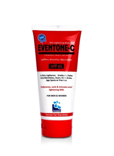 Buy Eventone C Body Milk 150 ml Skin lightening and brightening body milk with SPF45 in UAE