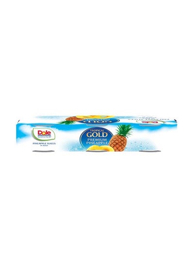 اشتري Canned Tropical Gold Pineapple Slices In Juice 227grams Pack of 3 في الامارات