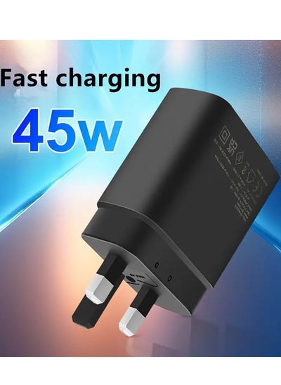 Buy 45W USB-C Super Fast Charger: PD GaN Power Adapter for Samsung Devices in UAE