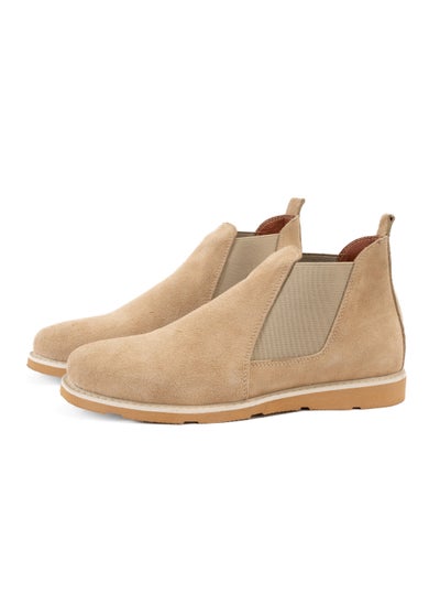 Buy Men's suede half boot - beige in Egypt