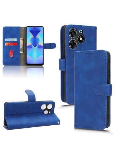 Buy Smartphone Case Compatible with Tecno Spark 10 Pro with Card Holder Flip Case PU Leather Phone Wallet Case Shockproof Protective Cover in Saudi Arabia