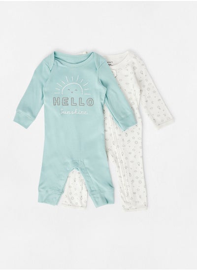 Buy Baby Sunshine Jumpsuit (Pack of 2) in UAE