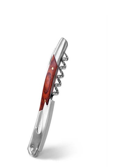 Buy Waiter's Corkscrew, Bottle Opener All in One Opener Stainless Steel with Non Slip Handle 135cm in UAE