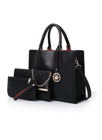 Buy 3 Pcs Set Women's Shoulder Crossbody Tote and Handbag  Traveling Party Shopping Gift and Casual Use in UAE