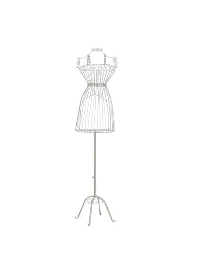 Buy Female Mannequin Torso Body Dress Form Steel Wire Frame Decorative Flower Stand Display Metal Multifunction in UAE