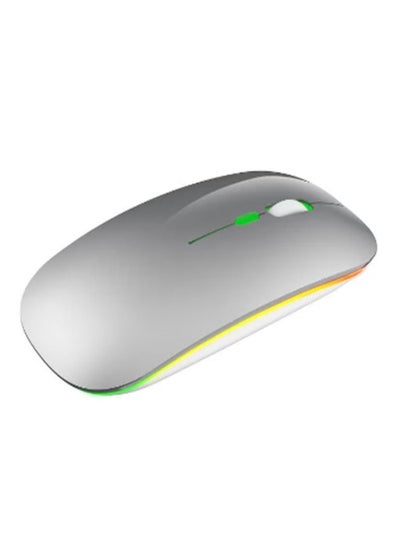 Buy M40 Ultra-Thin Wireless Mouse Silver in UAE