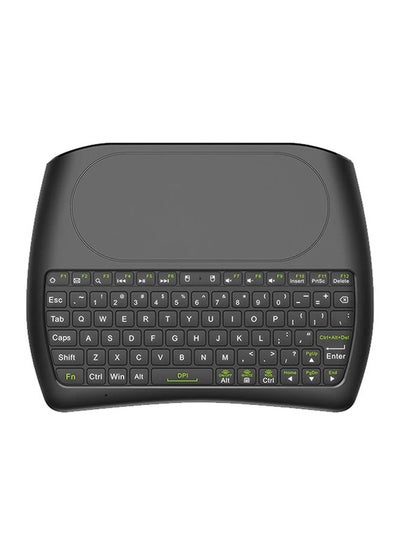 Buy Bluetooth Wireless Keyboard Remote Control For Smart TV Black in Saudi Arabia