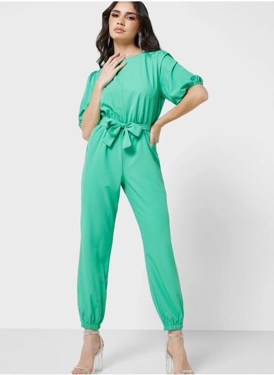 Buy Puff Sleeve Jumpsuit in Saudi Arabia