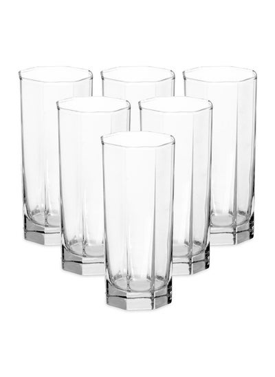 Buy Octime 6 - Pieces Hi - Ball Tumbler Set Clear - 33 Ml in UAE