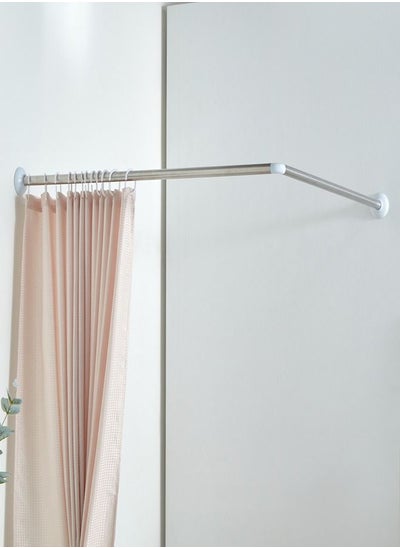 اشتري Neo L-Shape Shower Curtain Pole 80x80 cm في السعودية