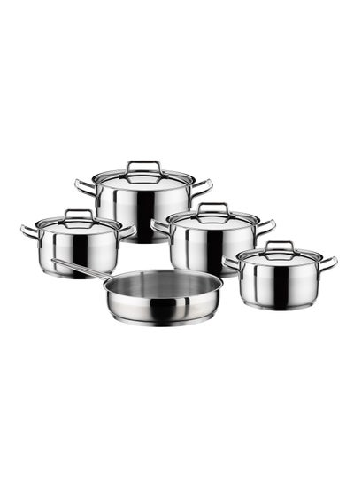 اشتري Anett Stainless Steel 9-Piece Cookware Set في الامارات