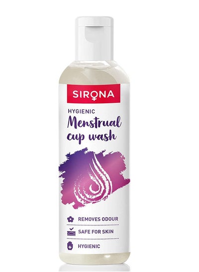 Buy Sirona Natural Menstrual Cup Wash - 3.38 Fl Oz | with Rose Fragrance to Wash your Period Cup in a Hygienic Way in UAE