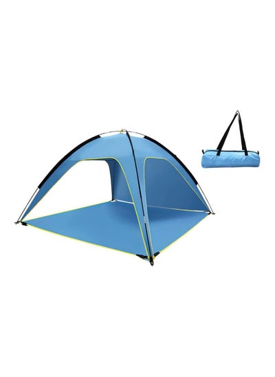 اشتري Beach Tent - Sun Shelter UV Protection Fits 3-4 Person, Portable Sun Shade Tents for Beach with Carrying Bag, Lightweight Beach Canopy Tent for Outdoor Camping Fishing في السعودية