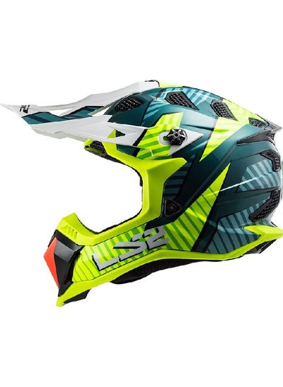 Buy LS2 HELMET SUBVERTER EVO MX700 ASTRO  COBALT H -V YELLOW XL in UAE