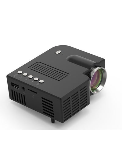 Buy Portable VGA LCD 48 Lumens Projector With Remote Control UC28 Black in Saudi Arabia