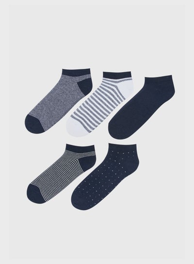 اشتري Essential 5 Pack Striped Socks في السعودية
