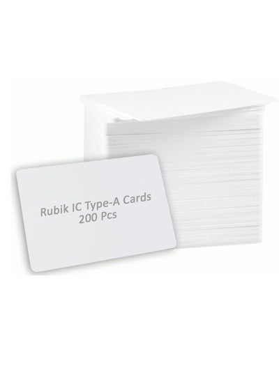 Buy Rubik 200pcs IC Type-A RFID Key Cards for RFID Copier/Reader/Writer/Duplicator (IC Type-A 200 Cards) in UAE