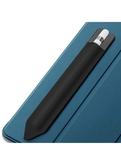 Buy Pencil Holder Sticker for Apple Pencil 1st and 2nd Gen Elastic Stylus Pocket Pouch Adhesive Stylus Pen Sleeve Attached to Case for Apple Pencil and Other Stylus Pens Black in Saudi Arabia