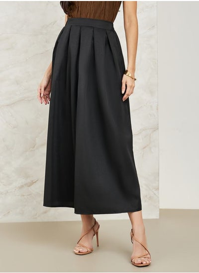 اشتري Pleated Flared Maxi Skirt في السعودية