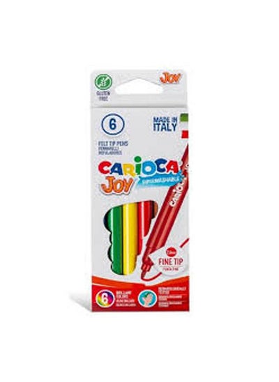 Buy Fine Nib 6 Quality Markers Pack Multicolour in Egypt