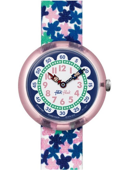 اشتري Girls London Flower Quartz Movement Water Resistant Wrist Watch - 32 Mm في السعودية