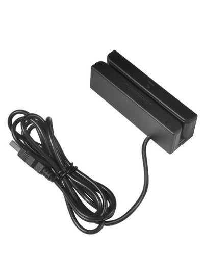 Buy MSR580 USB Magnetic Strip Card Reader 3 Tracks Mini Mag HiCo Swiper in Saudi Arabia