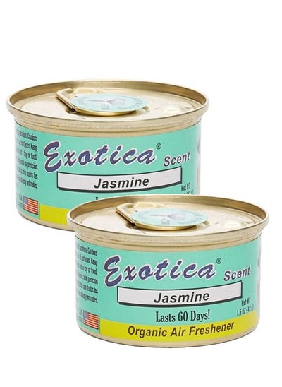 اشتري EXOTICA Organic Air Freshener Value Pack 2 count - Jasmine Scent في الامارات