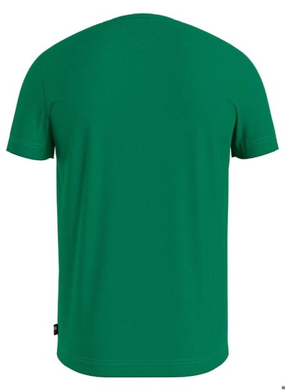 Buy Men's Hilfiger Roundel Logo T-Shirt - Cotton, Green in Saudi Arabia