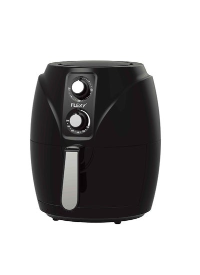 Buy 3.5L Air Fryer 1400W With Rapid Air Circulation Adjustable Timer Temperature Control Auto Shut Off And Detachable Basket 80% Low Fat Cooking in Saudi Arabia