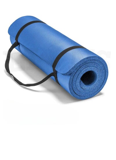 Buy Yoga Mat Non Slip,Yoga Mat with Strap Included 10mm Thick Exercise Mat Yoga and Many Other Home Workouts in UAE