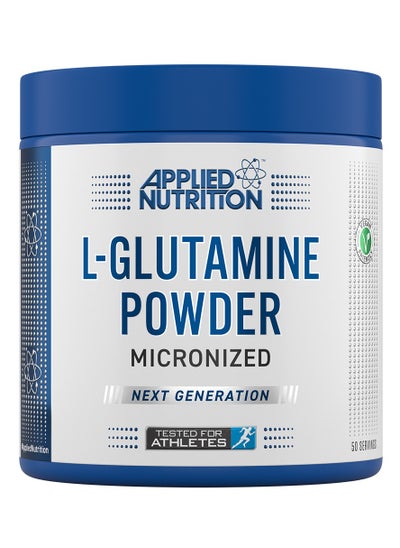 Buy Applied Nutrition L Glutamine Powder Micronized, Unflavored, 250 Gm in Saudi Arabia