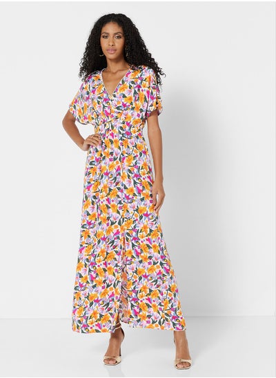 Buy Floral Print Maxi Dress in UAE