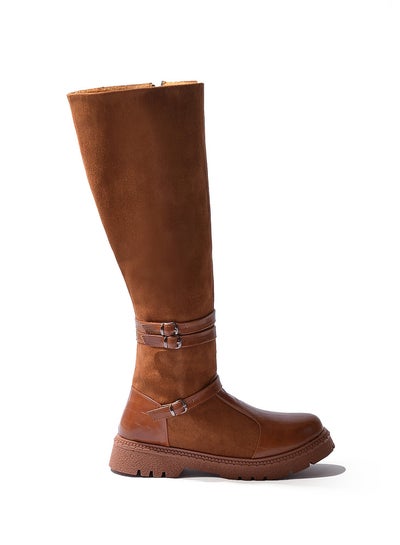 Buy Knee-High LB-22 Leather In Suede in Egypt