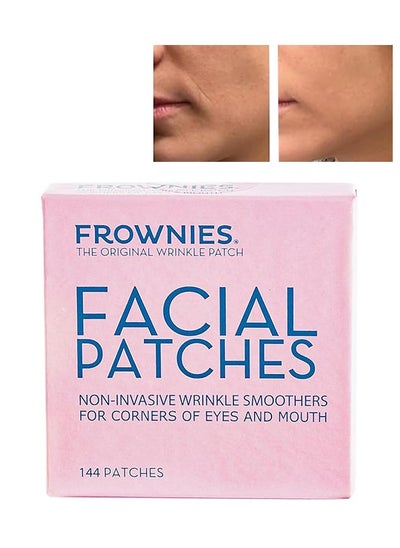 اشتري The Original Wrinkle Patch Facial Patches 144 Patches, Non Invasive Wrinkle Smoothers for Corners of Eyes and Mouth, Anti Wrinkle Patches في السعودية