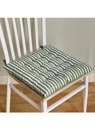 Buy Snazzy Citrus Printed Chair Pad 40 x 40 cm in UAE