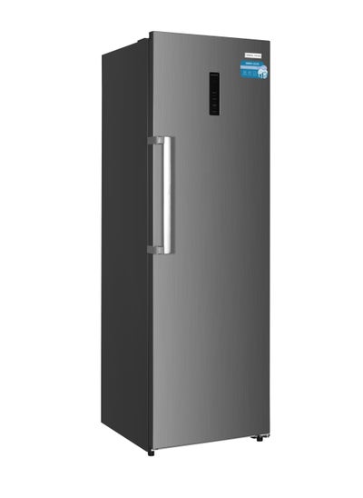 Buy General Goldin Single Door Refrigerator, 356 Liter 12 CF, Total No frost, High Quality Noiseless Energy Saving Compressor, Steel Color in Saudi Arabia