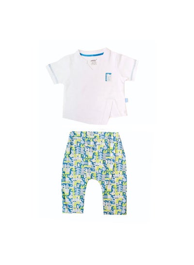 Buy High Quality Cotton Blend and comfy  Baby Pajama Set " T-Shirt + Printed Pants " in Egypt