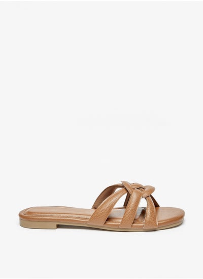 Buy Womens Open Toe Slip-On Sandals in Saudi Arabia