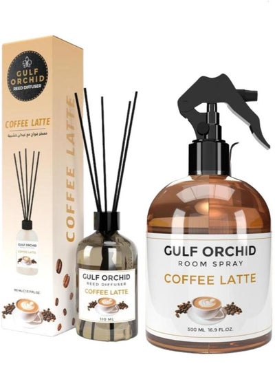 Buy ROOM SPRAY CAFE LATTE 500 ml + REED DIFFUSER CAFE LATTE 110 ml in Saudi Arabia