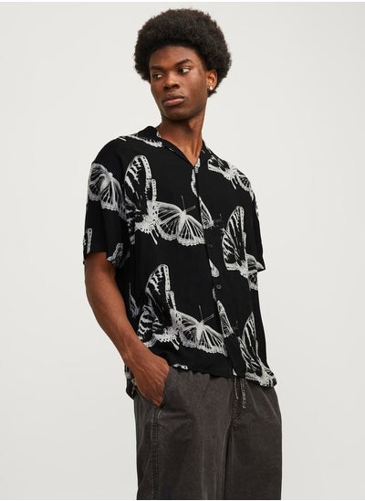 اشتري Relaxed Fit Resort Collar Shirt في السعودية