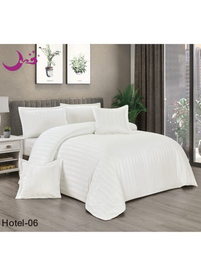 Buy Luxury Hotel Comforter Set For One And A Half Of 4 Pieces in Saudi Arabia