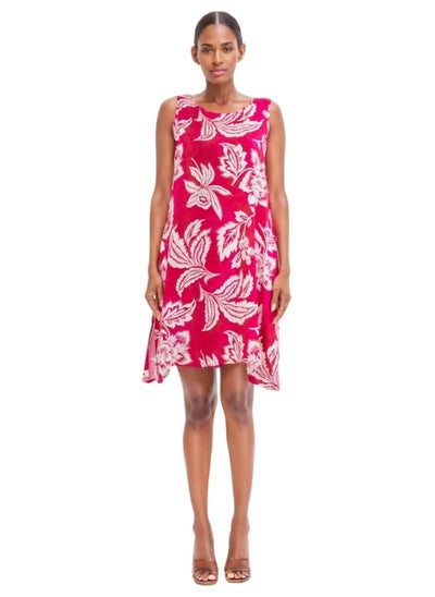 اشتري Red Floral Sleeveless Dress في الامارات