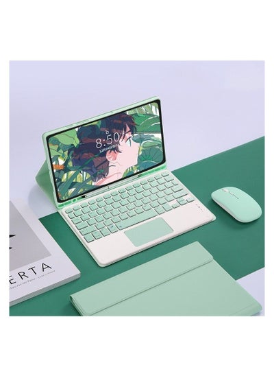 اشتري Suitable for Apple's 2022 New IPad Magic Magnetic Keyboard Air5 10.9 Bluetooth Keyboard 10.2 Touch  Green في الامارات