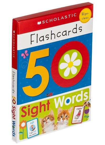 Buy Flashcards - 50 Sight Words (Scholastic Early Learners) in UAE