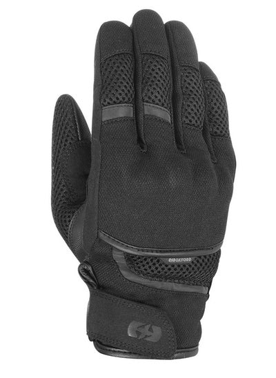 Buy Oxford Brisbane Air Short Gloves Stealth Black-Large in UAE