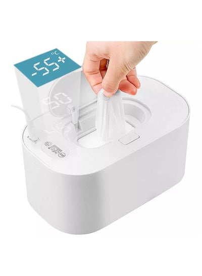 اشتري Wipe Warmer,Baby Wet Wipes Warmer and Dispenser,Large Capacity Wet Wipe Heater,Baby Wipes Heater Thermostat Wet Wipes Box Portable Wipes Heating Box Temperature Adjustable في السعودية