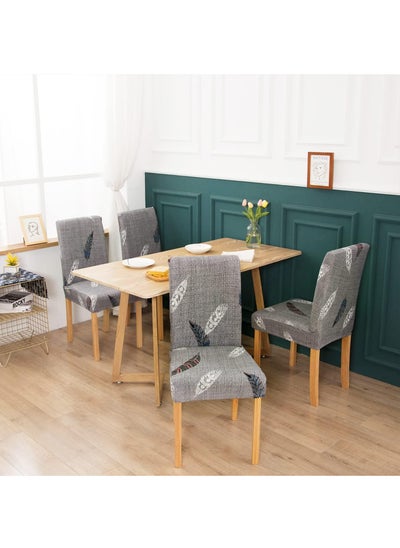 اشتري Dining Room Chair Slipcovers Stretch Protector Covers في الامارات