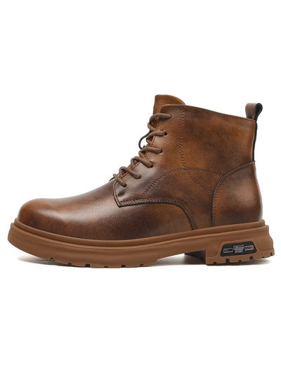 Buy New Men's Casual Leather Boots in UAE